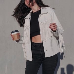 Brand new vegan leather jacket